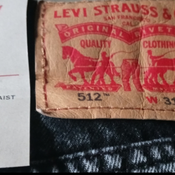 NWT LEVI'S 512 SLIM TAPER JEANS - Picture 4 of 14
